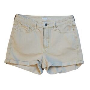 Old Navy Women Tan Shorts Size 10 (30/3) High Rise Everyday Short